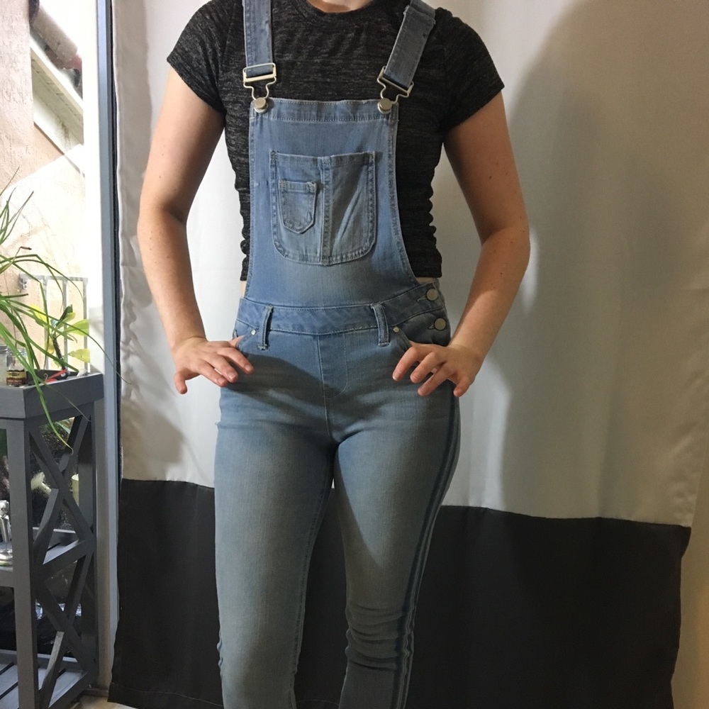 Skinny Jean Overalls